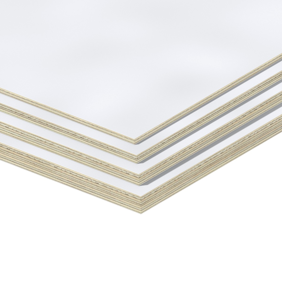 Odek Berken Multiplex melamine Film wit Glad