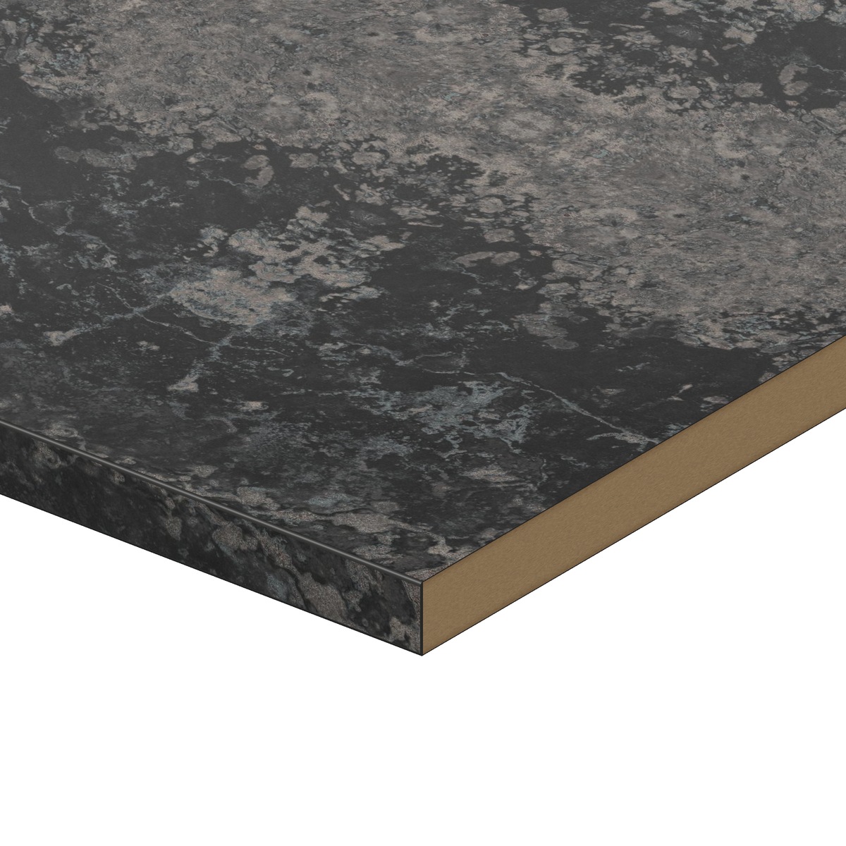 EGGER PerfectSense Ambiance Graniet zwart F128 PA + folie / Zwart U999 ST9