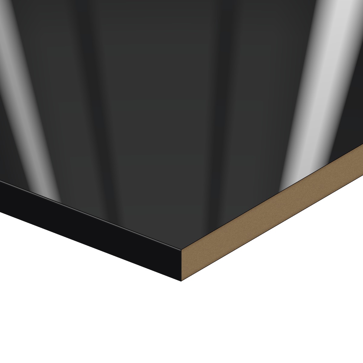 EGGER PerfectSense Gloss Zwart U999 PG + folie / U999 ST9